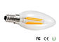 Customized 4w C35 Led Filament Candle Bulb 2700-3200k Epistar Chip